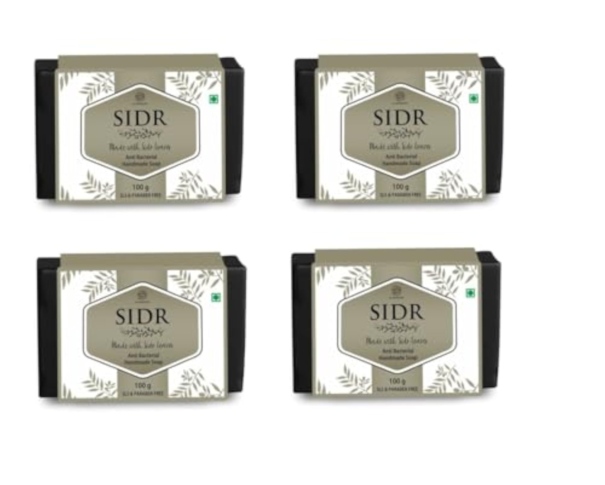 Sidr Handmade Soap, 100g, Pack of 4, Antibacterial